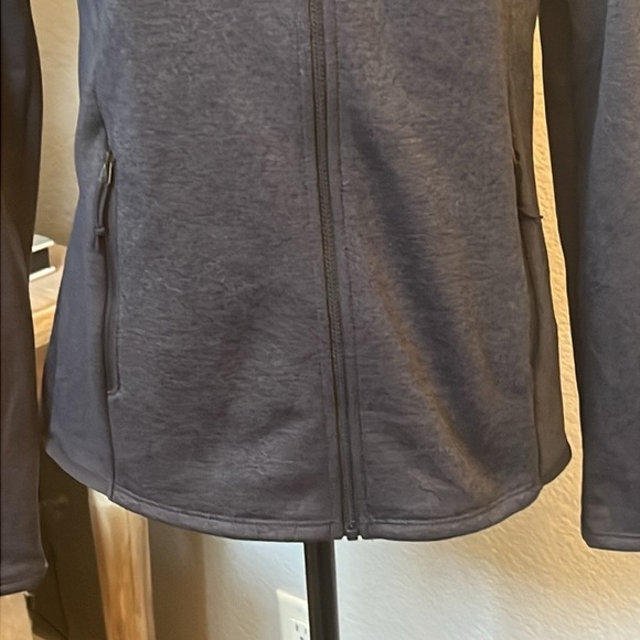 The North Face Sweater Fleece Jacket Small Gray Full Zip Nurse Outdoor SZ S - Picture 3 of 7